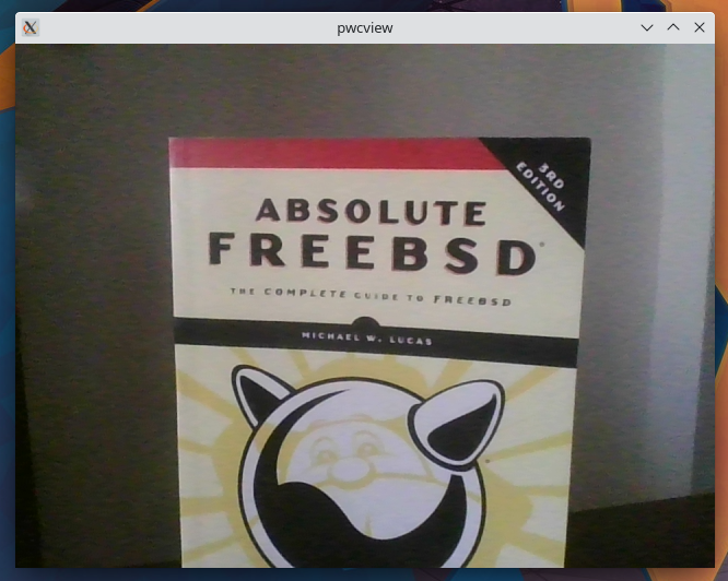 pwcview showing Absolute FreeBSD 3rd edition as an example