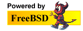 Powered by FreeBSD Logo